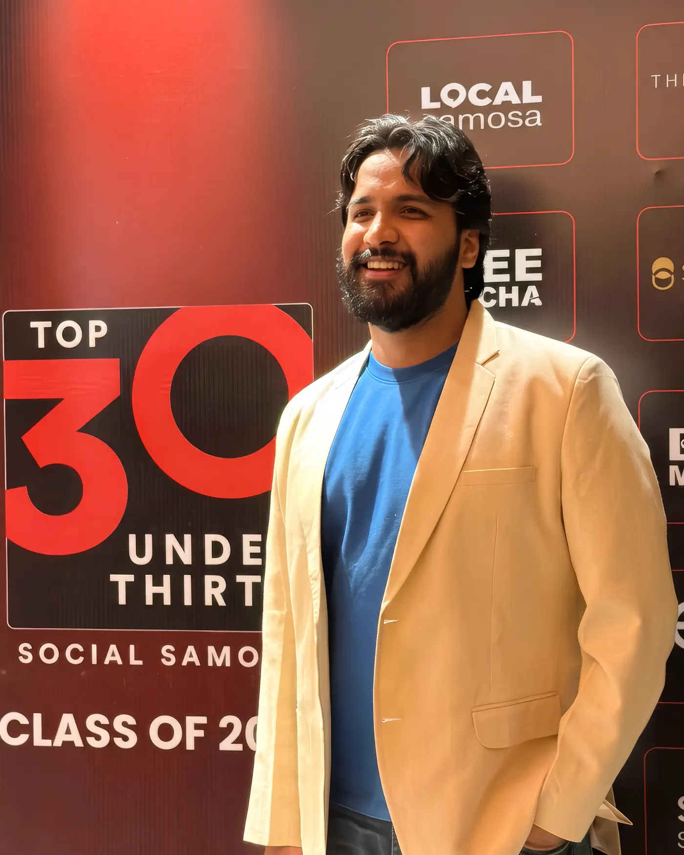 Noor Anand at the Social Samosa awards