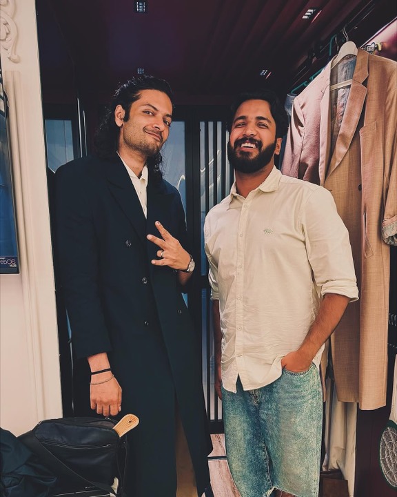 Noor Anand with Ali Fazal