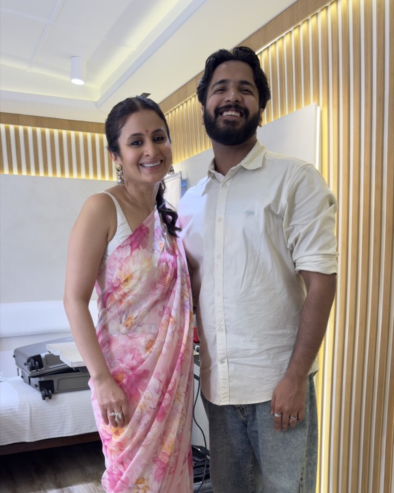 Noor Anand with Rasika Dugal