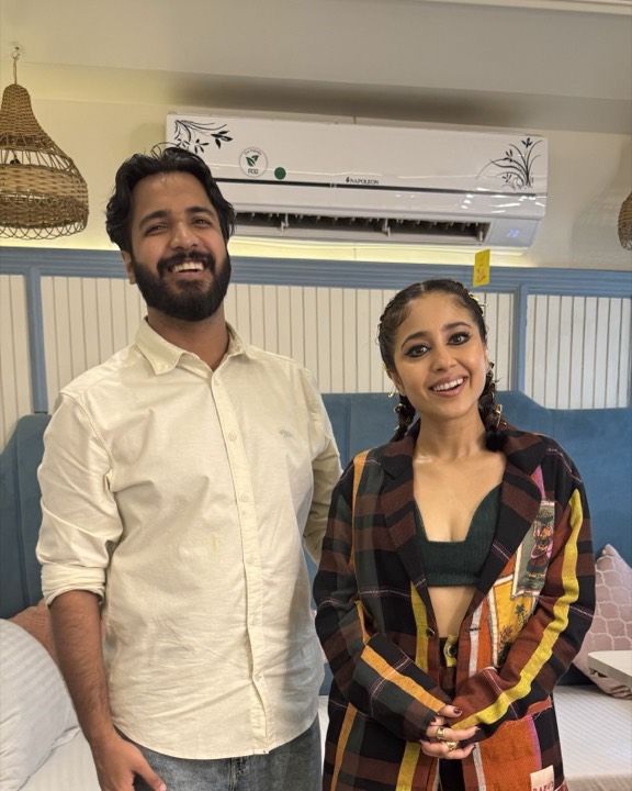 Noor Anand with Shweta Tripathi